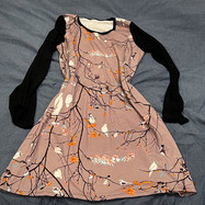 Knit winter dress