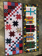 Double sided4th of July table runner