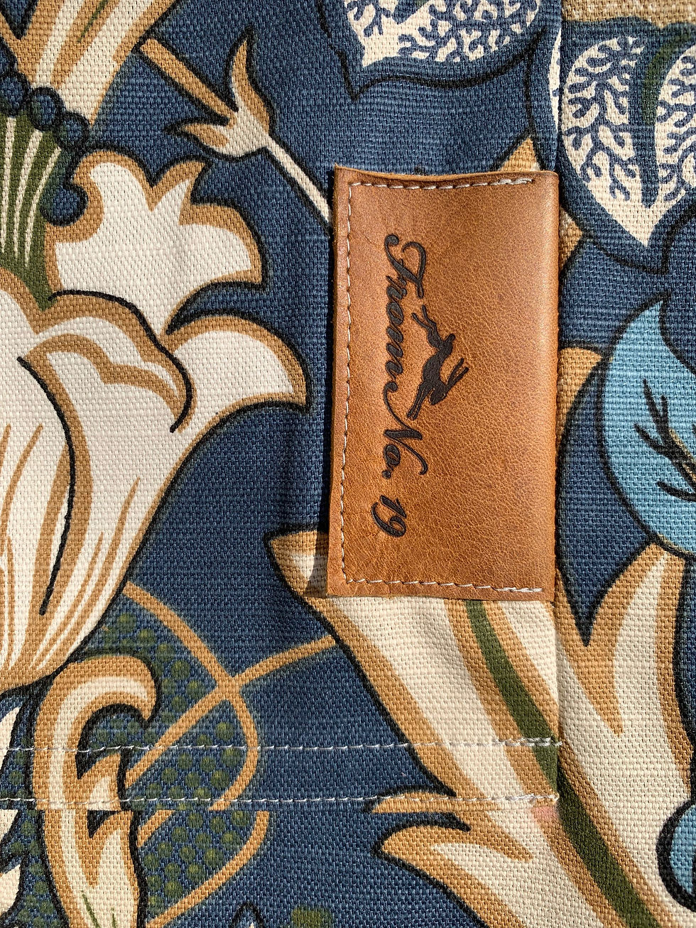 Thumbnail: Blue William Morris Print Apron 