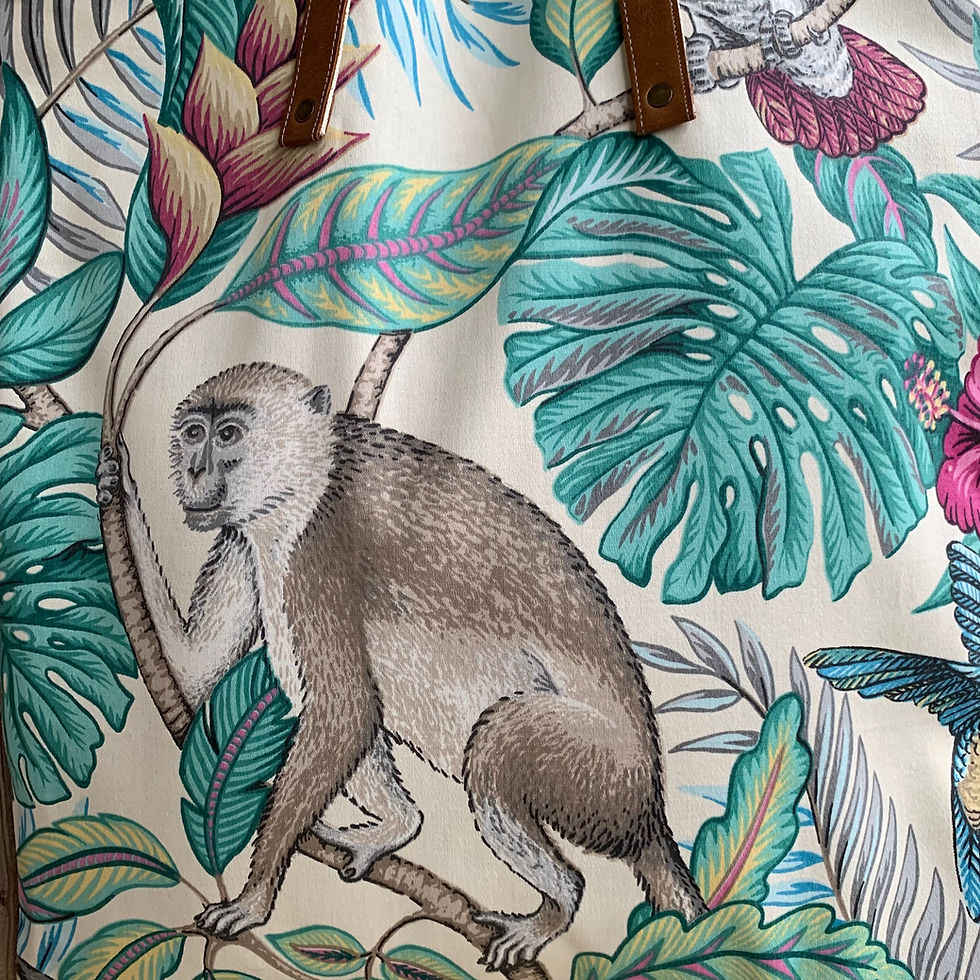 Thumbnail: Super Strong Tropical Print Tote 