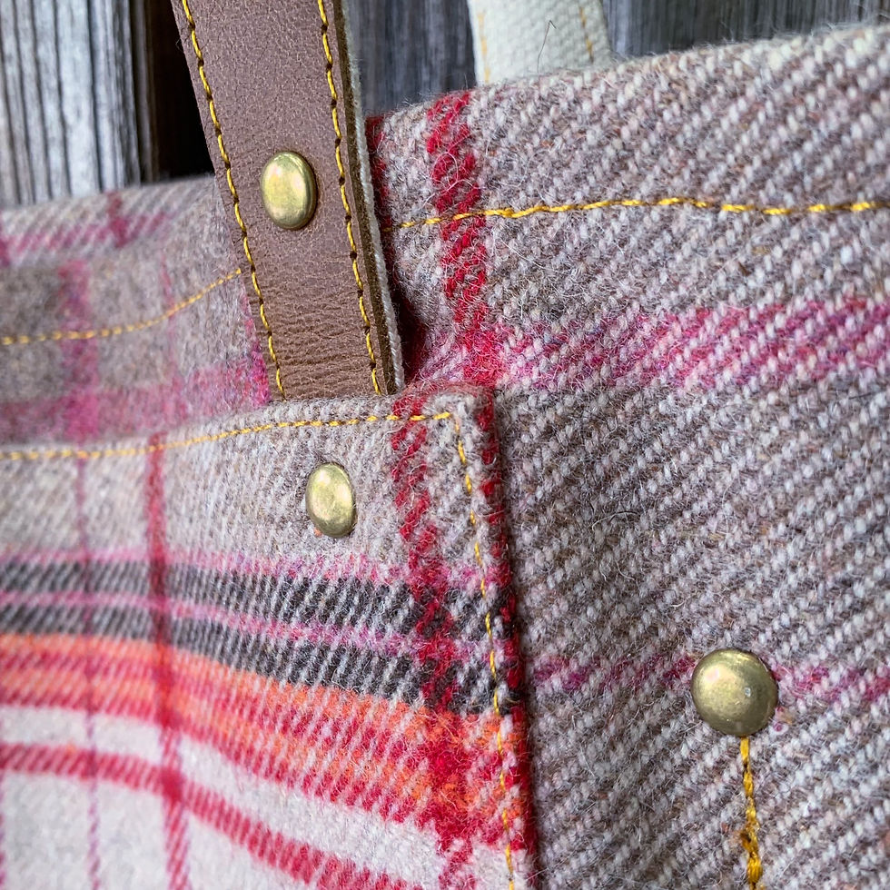 Thumbnail: Wool Plaid Super Shopper