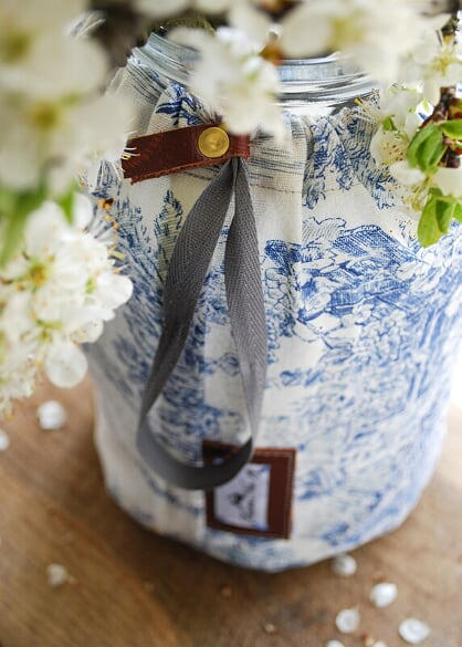 Drawstring Jar Cover