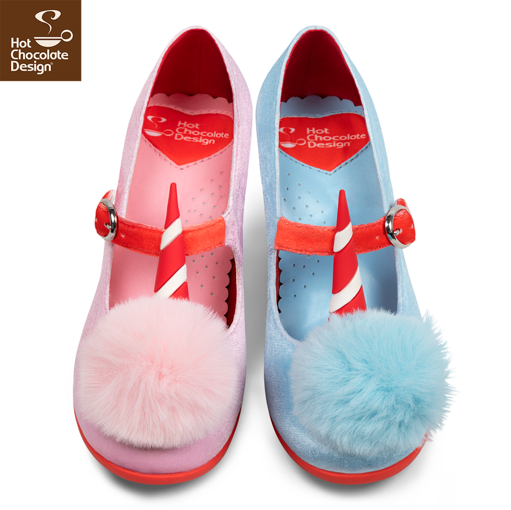 COTTON CANDY MID HEELS