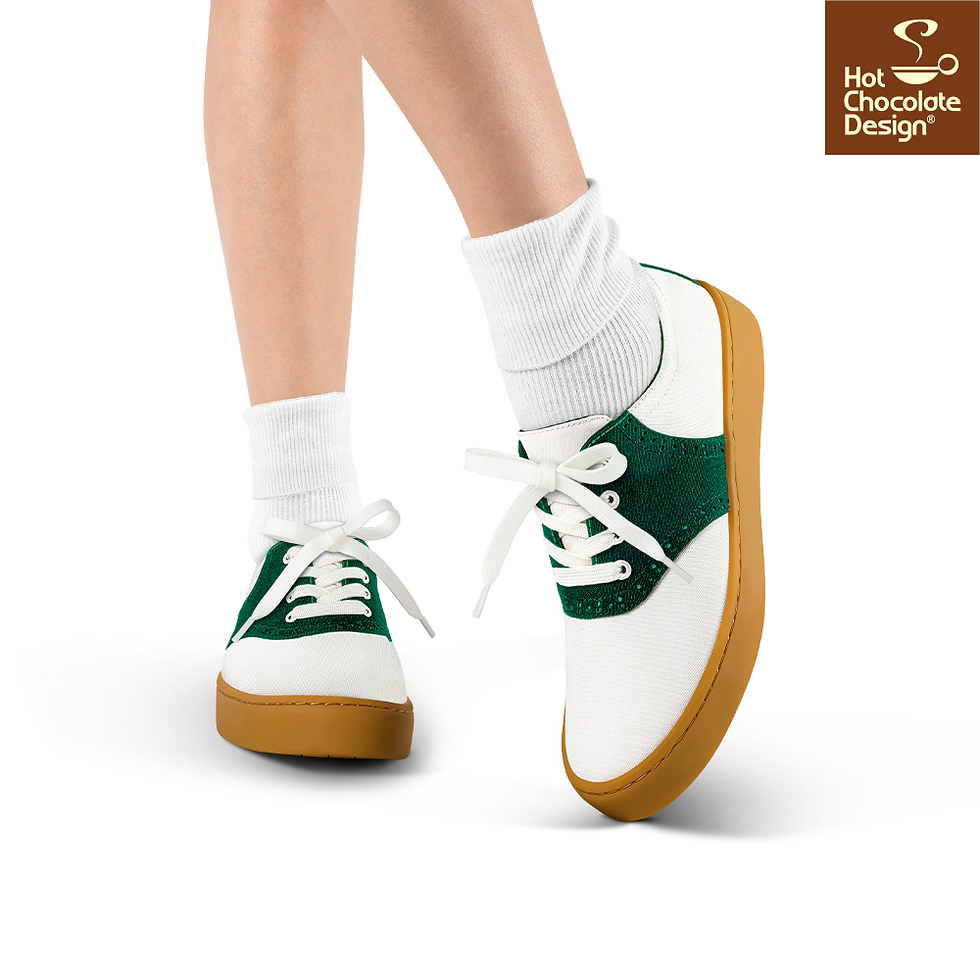 Thumbnail: Saddle Green Sneakers 