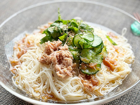 さっぱり!!梅じそぶっかけそうめん