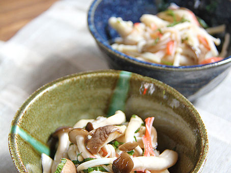 レンジで簡単きのこあえ