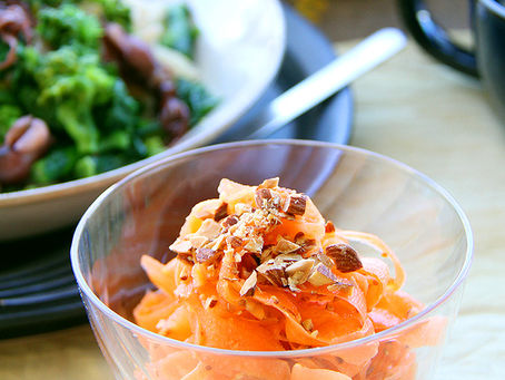 春ニンジンのリボンサラダ