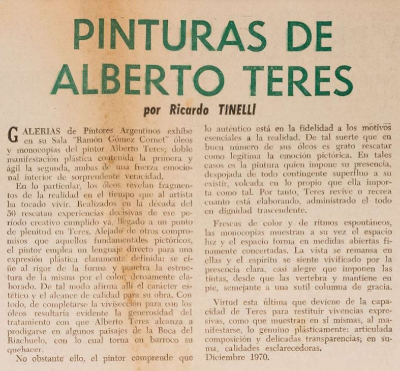 ALBERTO TERES. COMENTARIO DIARIO DICIEMBRE 1970.jpg