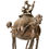 Miniature : Pot à onguent en bronze à patine brune ethnie Dogon C