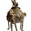 Miniature : Pot à onguent en bronze à patine brune ethnie Dogon