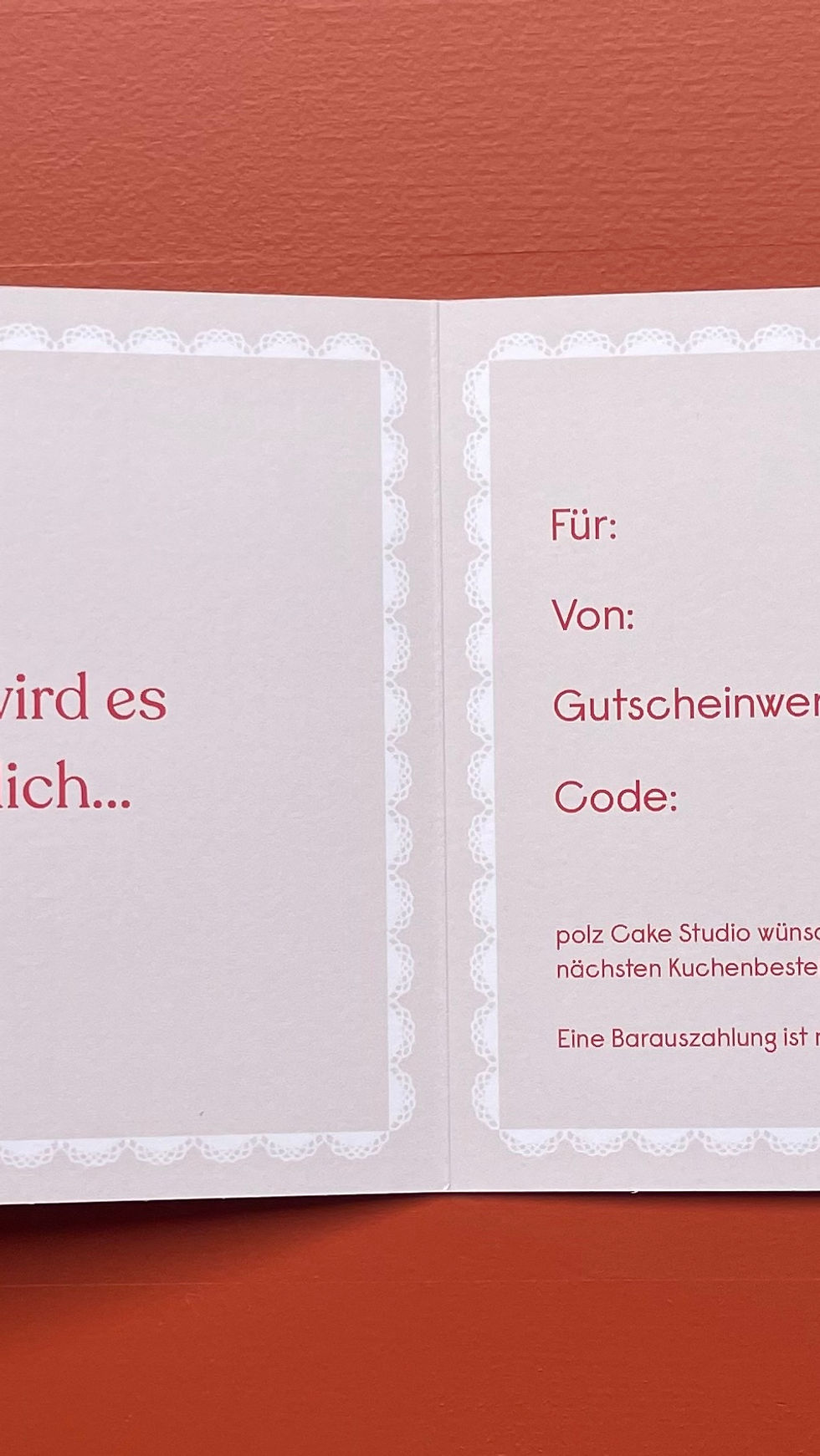 Miniaturbild: Geschenkgutschein