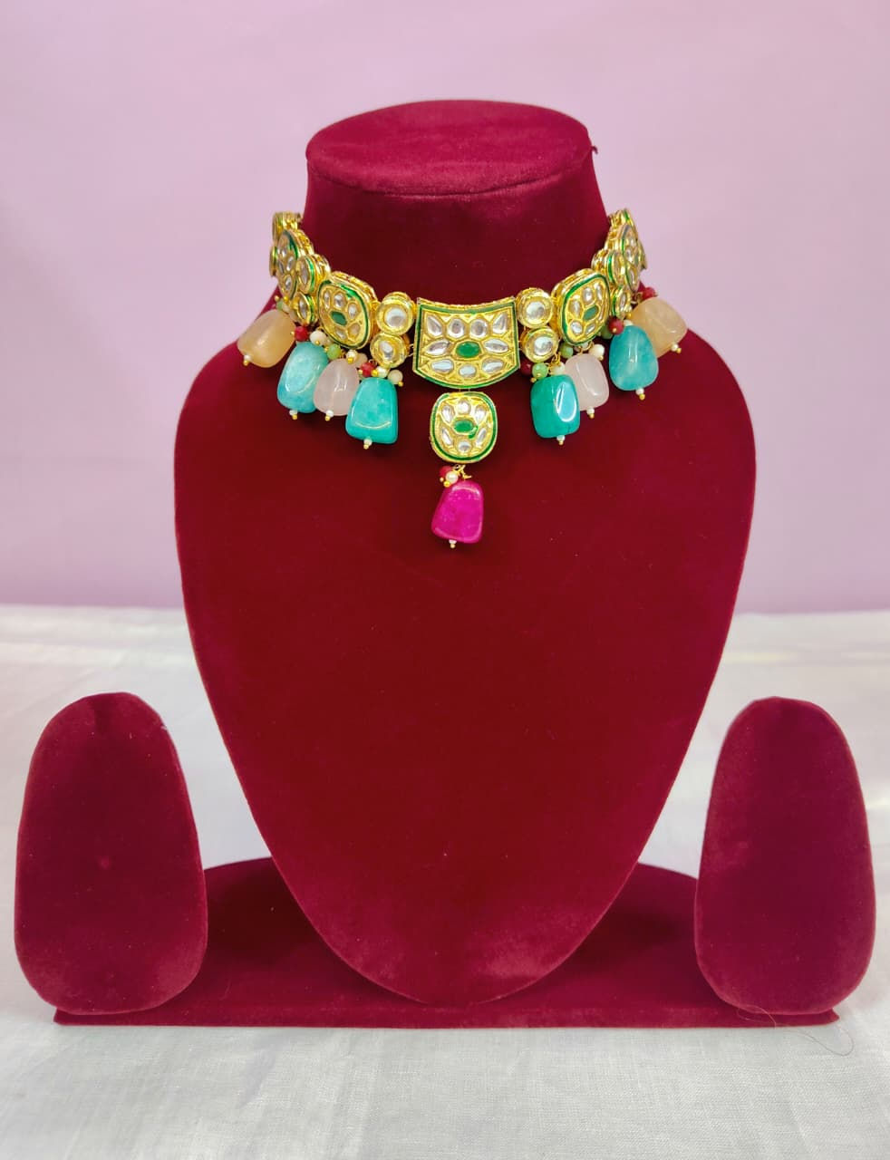 Kundan & Multi-Gemstone Choker