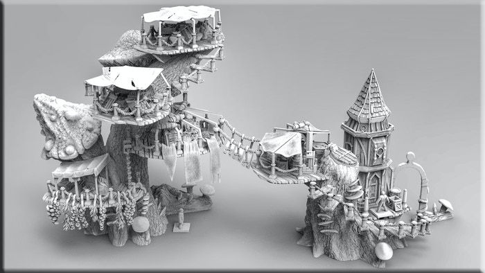 Miniatura: Fabio3Design - Tree Village - The Market