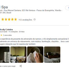 Avaliação 5 Estrelas no Google - Nicolly Coimbra