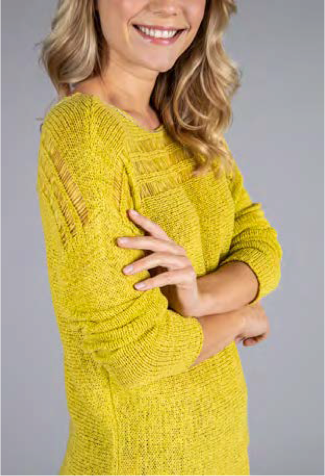 Thumbnail: Ribbon yarn openwork cardigan