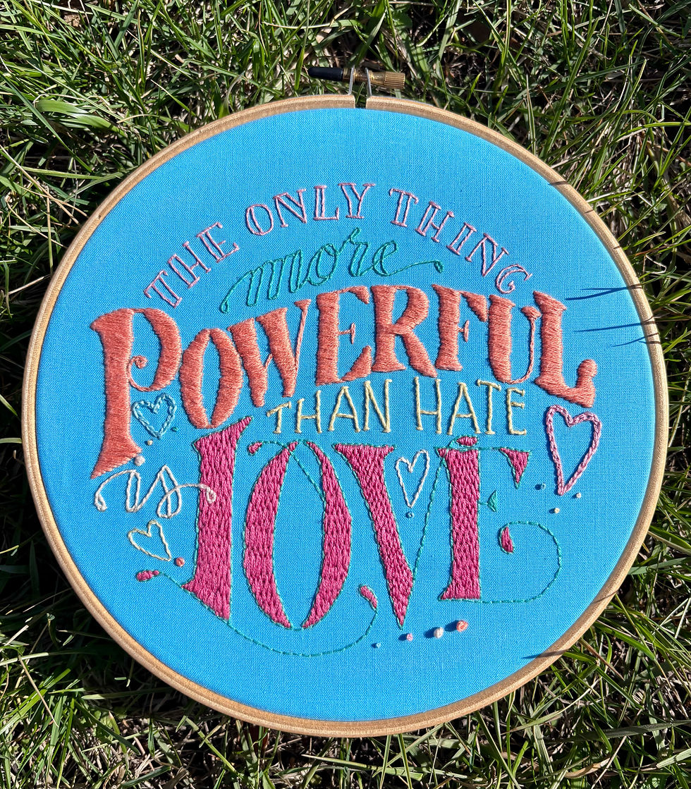 Thumbnail: Only Thing More Powerful Embroidery
