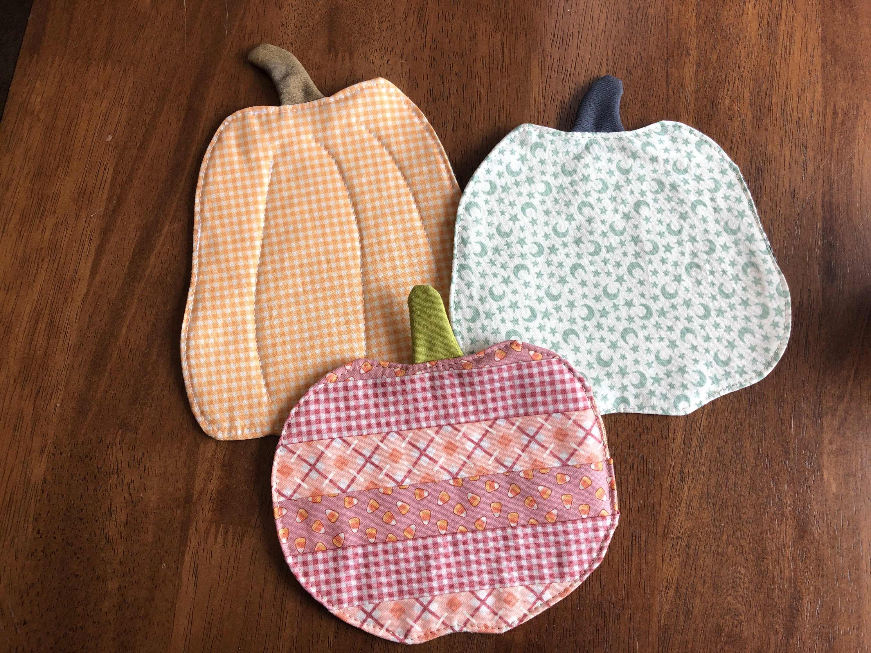 Pumpkin Mug Rugs/Coasters