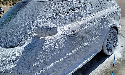 Exterior car wash