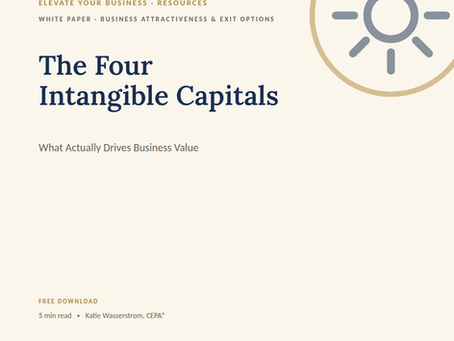 The Four Intangible Capitals