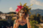 Lady with skeleton make up day of the dead