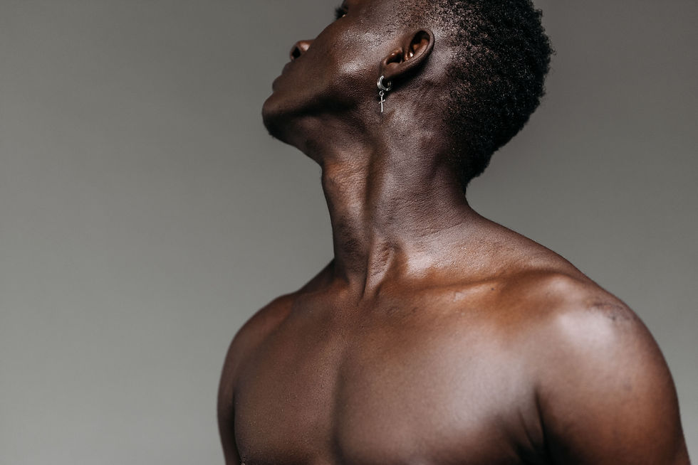 man with healthy skin barrier