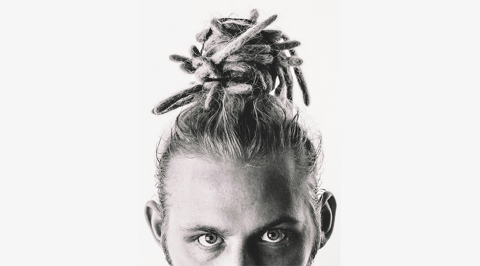 long hair man with dreads