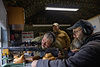 Closely working with shooting students