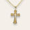 Thumbnail: 14K MEN'S CRUCIFIX MATT FINISH