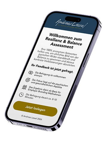 Resilienz Balance Assessment - wie leistungsfähig sind ihre Mitarbeiter?