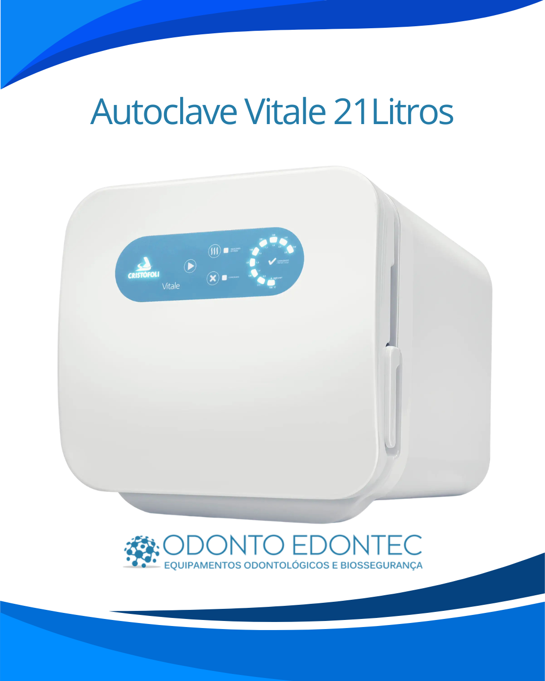 Autoclave Vitale Class 21 Litros Cristófoli