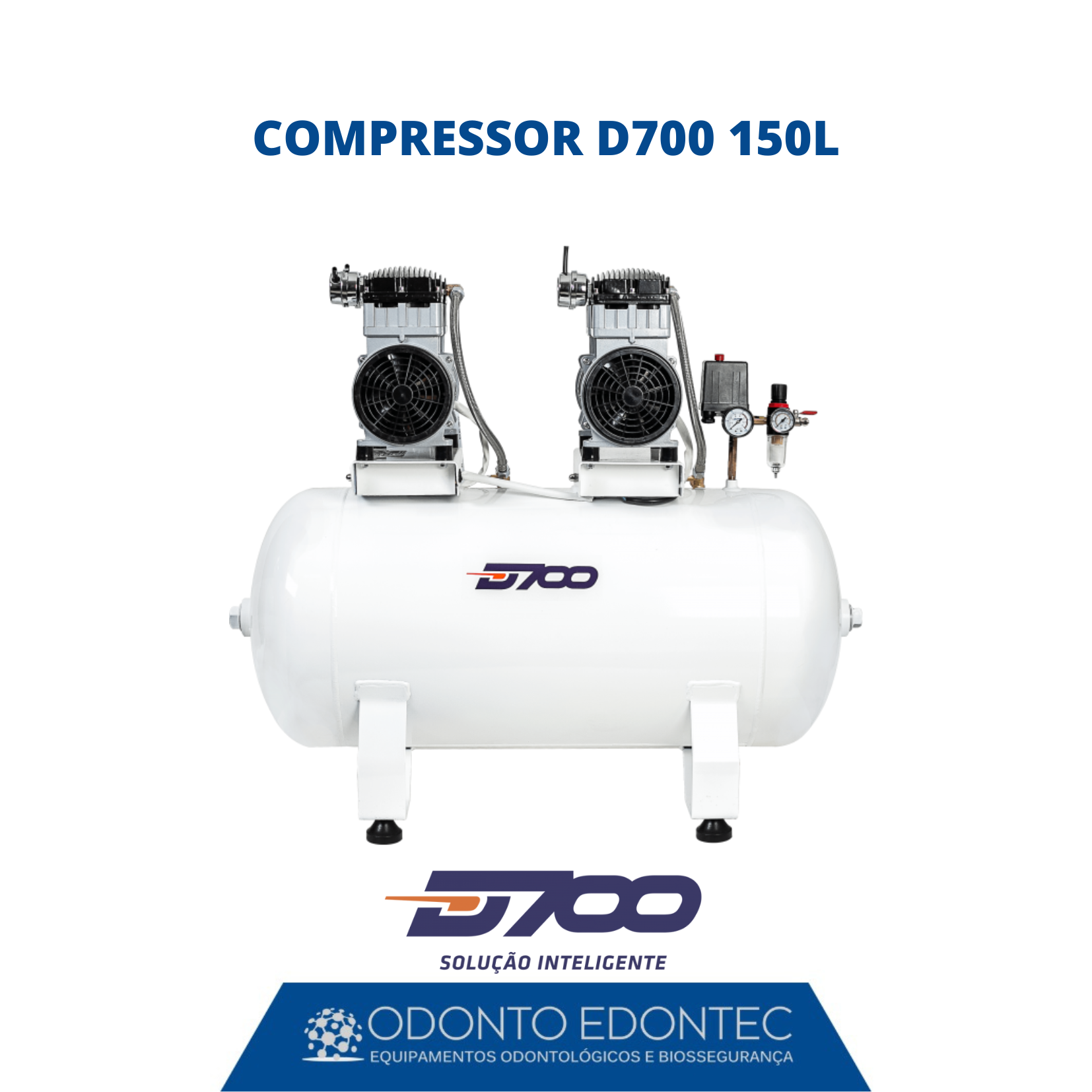 COMPRESSOR 150L 220V 2x2HP D700