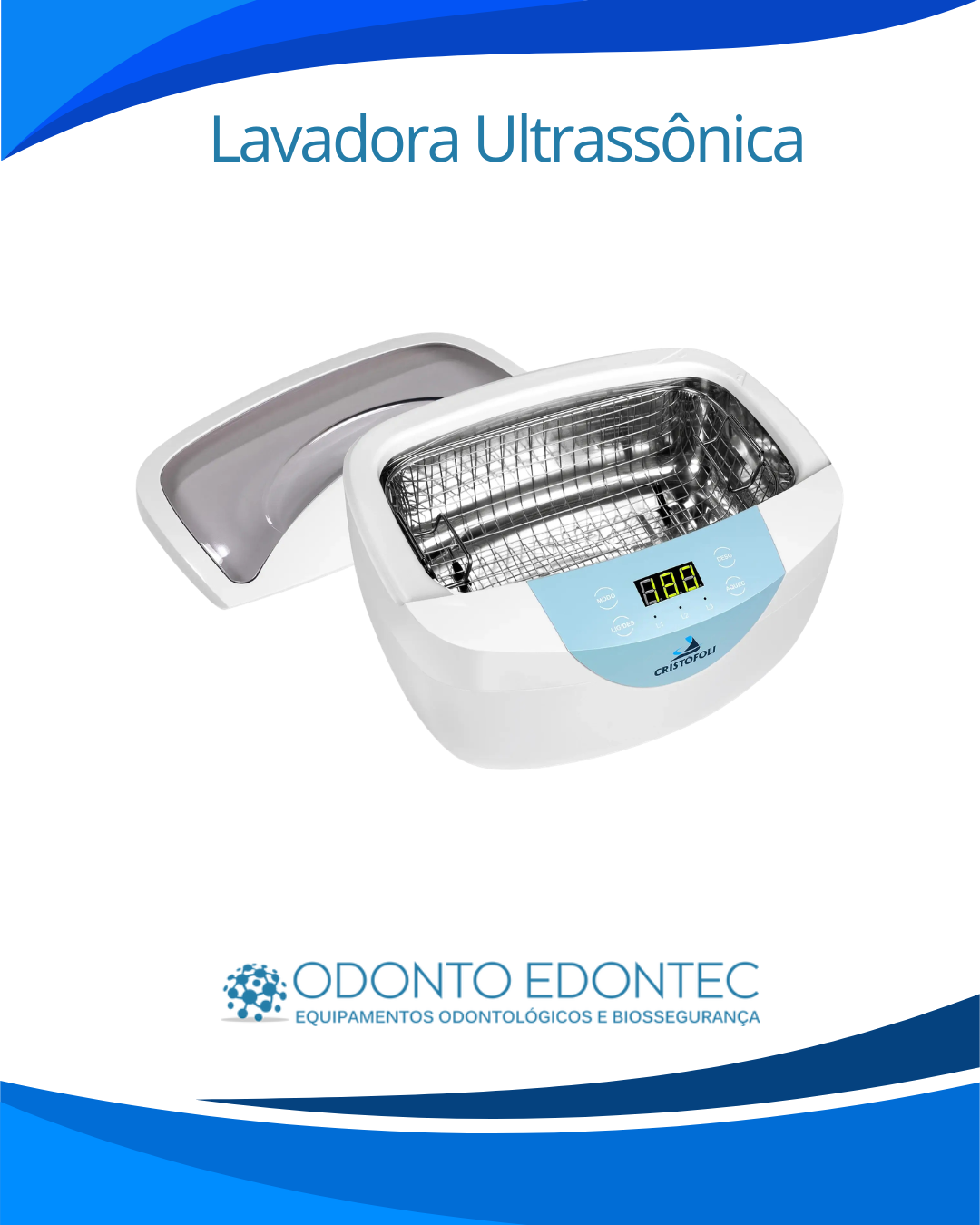 Lavadora Ultrassônica Cristófoli