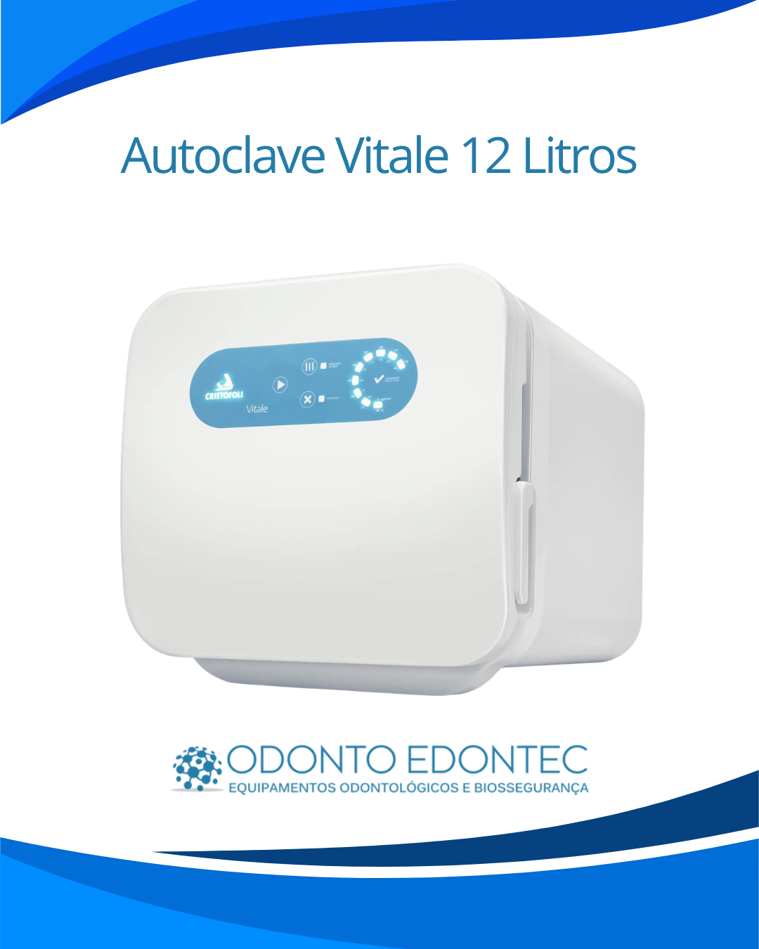 Autoclave Vitale 12 Litros Cristófoli