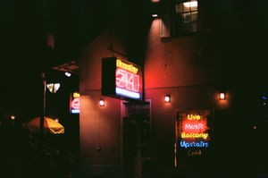Friday night on Bourbon St. 