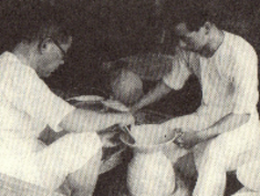Rosanjin(left) and Hiroaki Matsushim