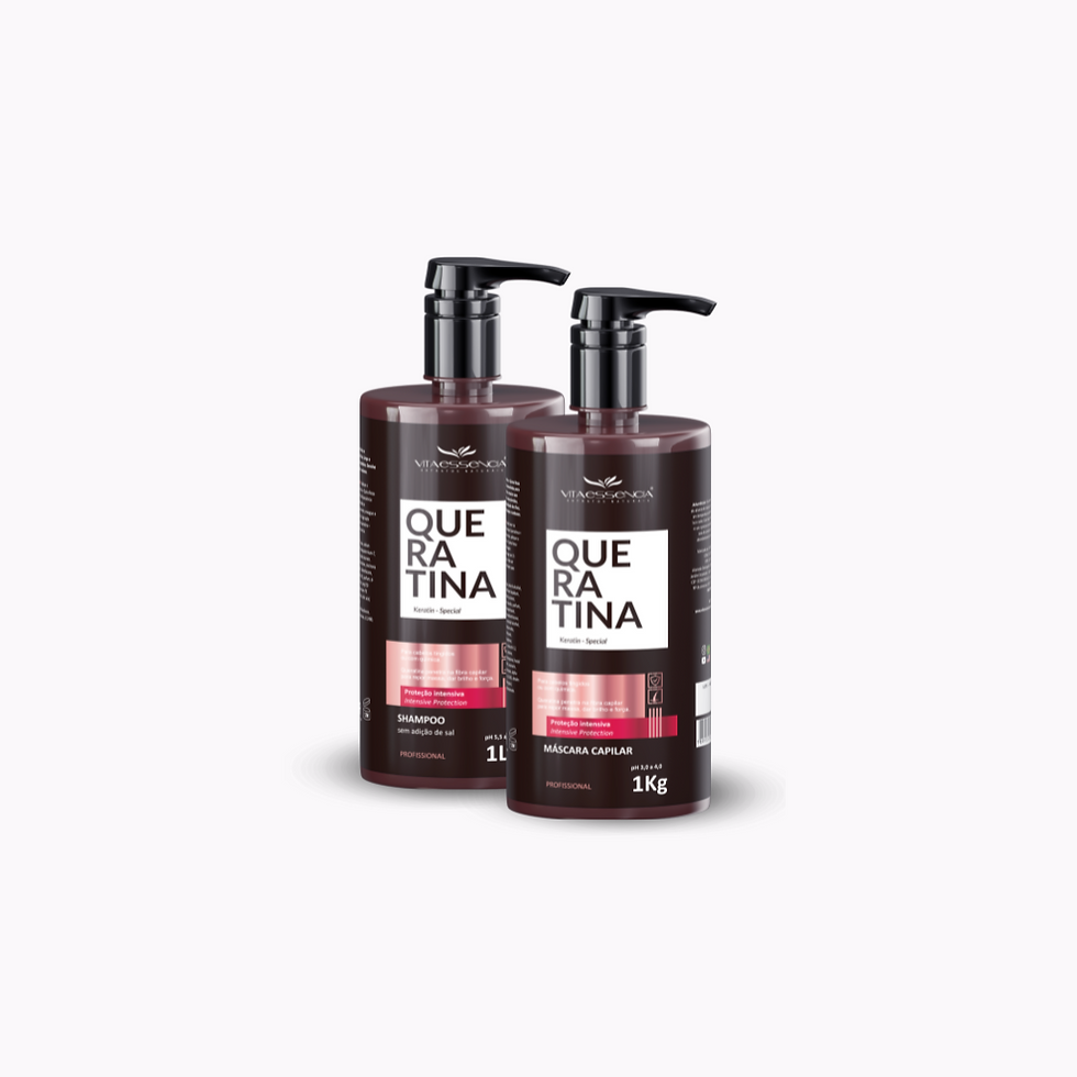 Kit Queratina + quina rosa Profissional