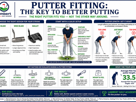 Putting Series/Part I: Fit the Golfer Before Fitting the Putter
