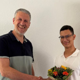 Wir gratulieren Diego Schön zum erfolgreichen Abschluss seiner Ausbildung!