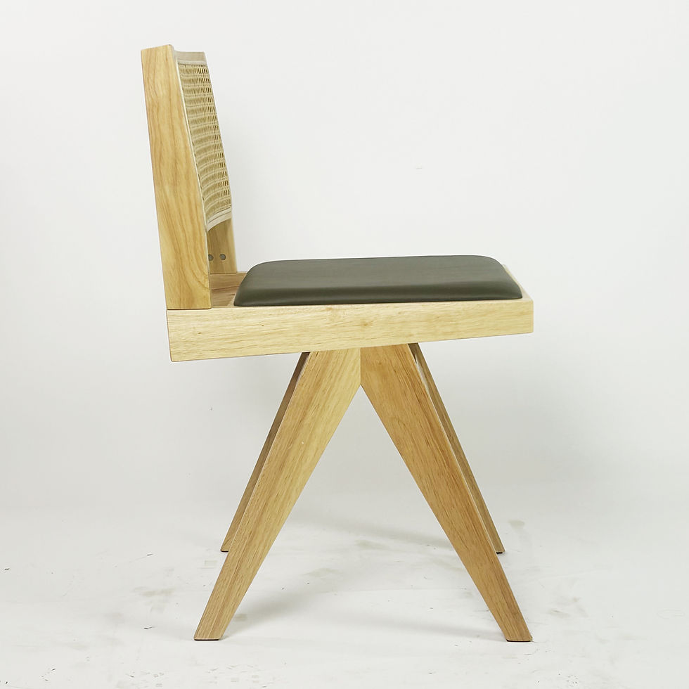 Thumbnail: Terra Chair with Upholstered Seat