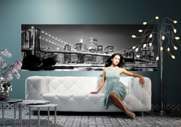 Thumbnail: Komar Behang Brooklyn Bridge fotobehang