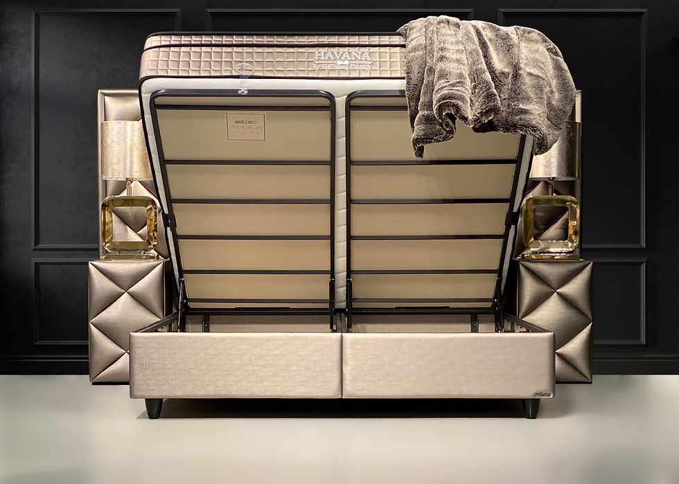 Thumbnail: Boxspring Havana Premium met opbergruimte