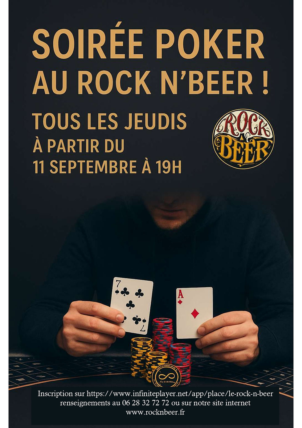 Soirée poker au Rock N'Beer !