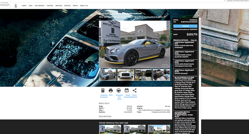 buying a car online