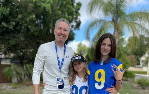 Dr. Elbert with his girls