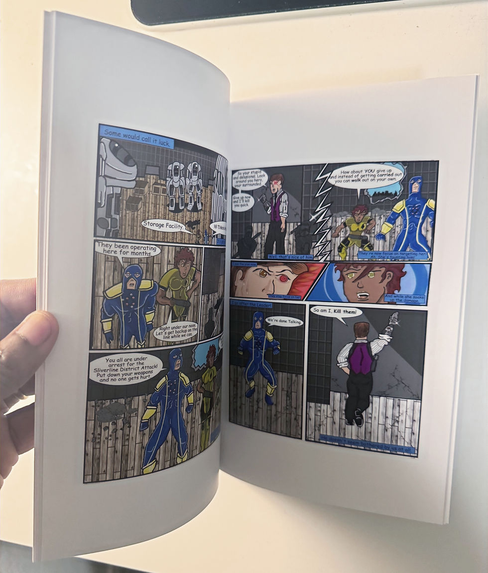 Thumbnail: Superior Phalanx - Gold Rush comic book interior pages
