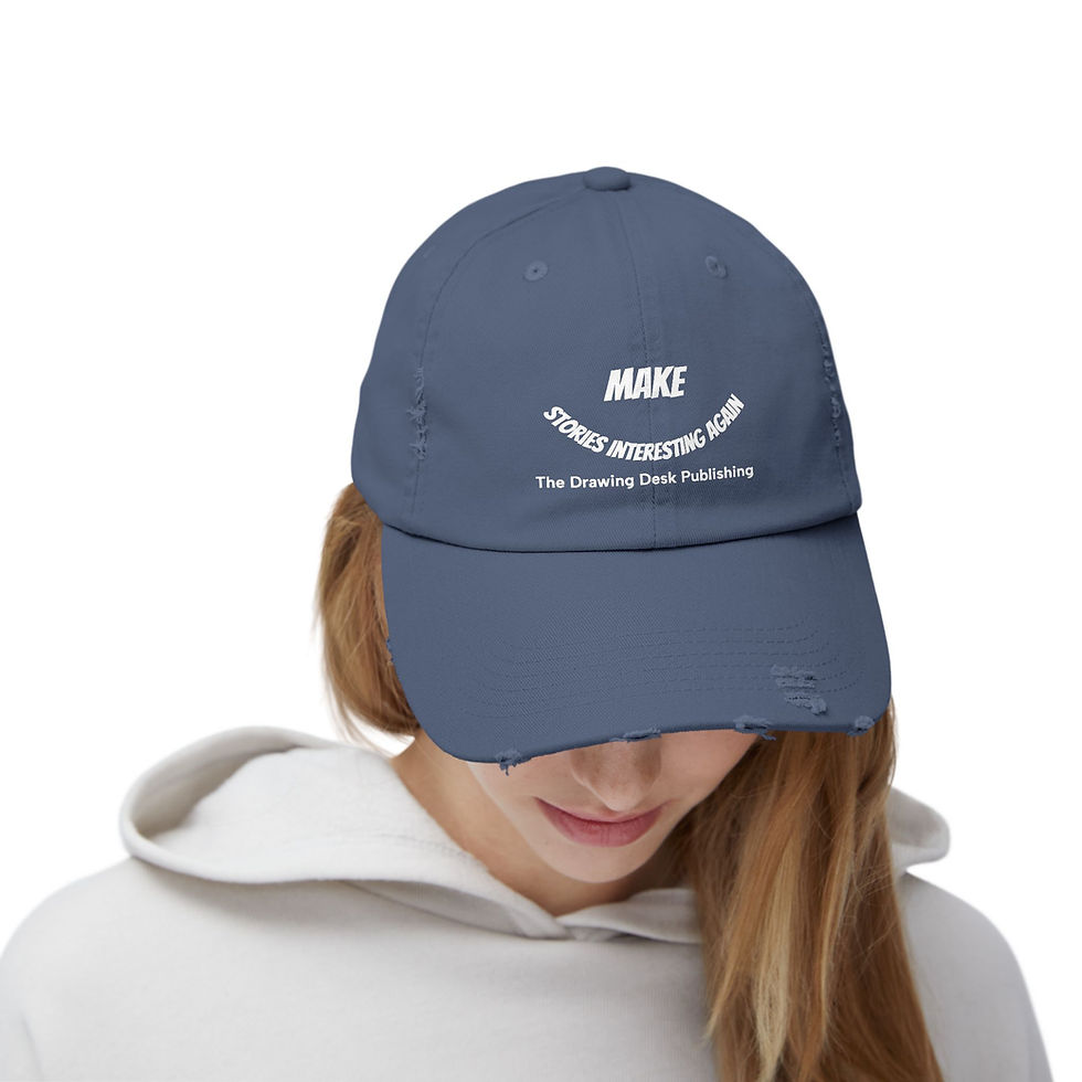 Thumbnail: 'Make Stories Interesting Again' Distressed Cap 