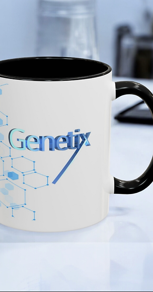 Genetix Accent Coffee Mug, 11oz