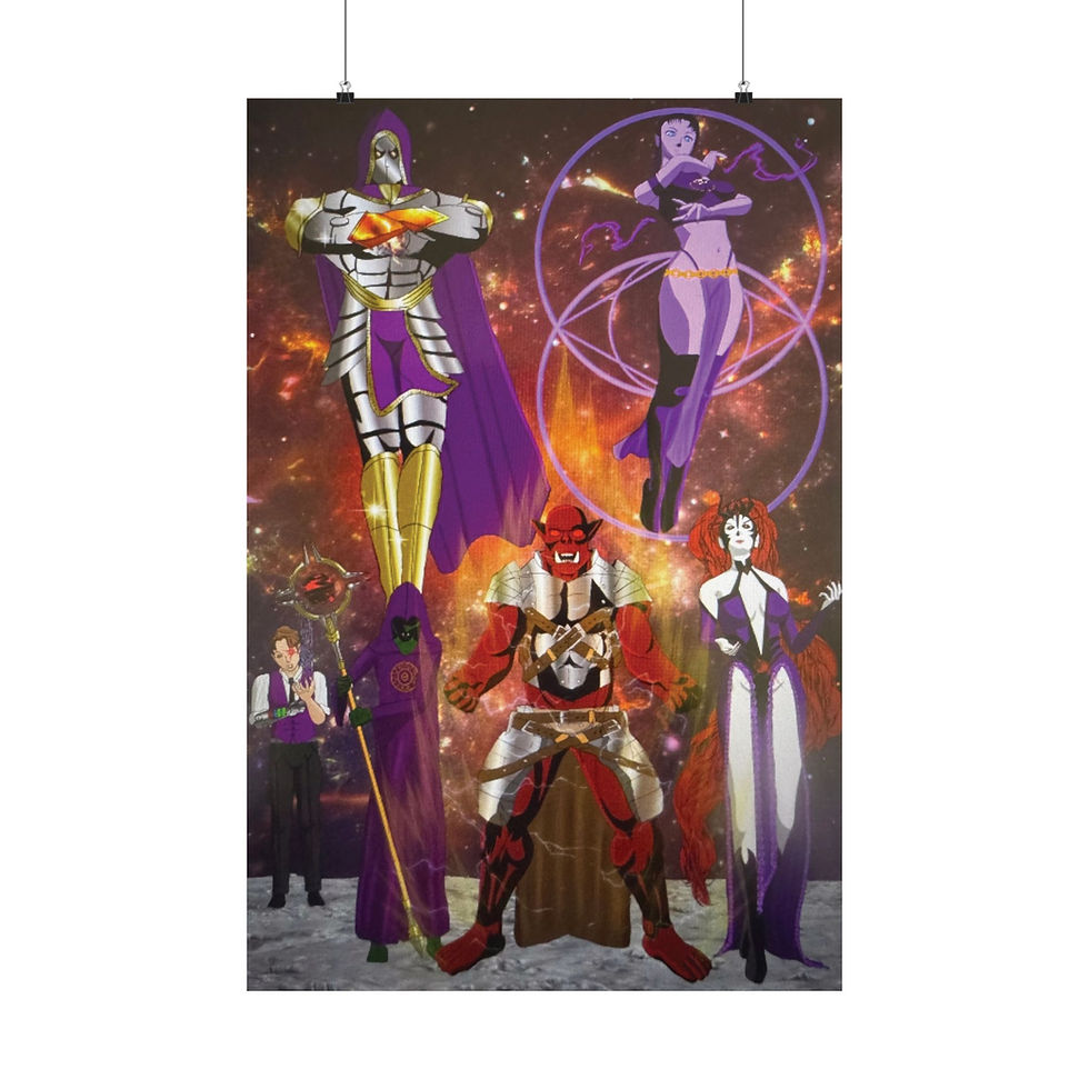 Thumbnail: Superiorverse Satin Posters - Right Frame
