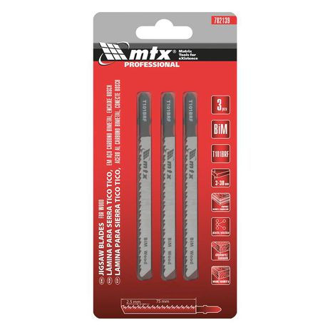 SERRA TICO-TICO, ACO CARBONO, ENCAIXE BOSCH, T101BRF, 75 X 2,5MM, 3PCS // MTX