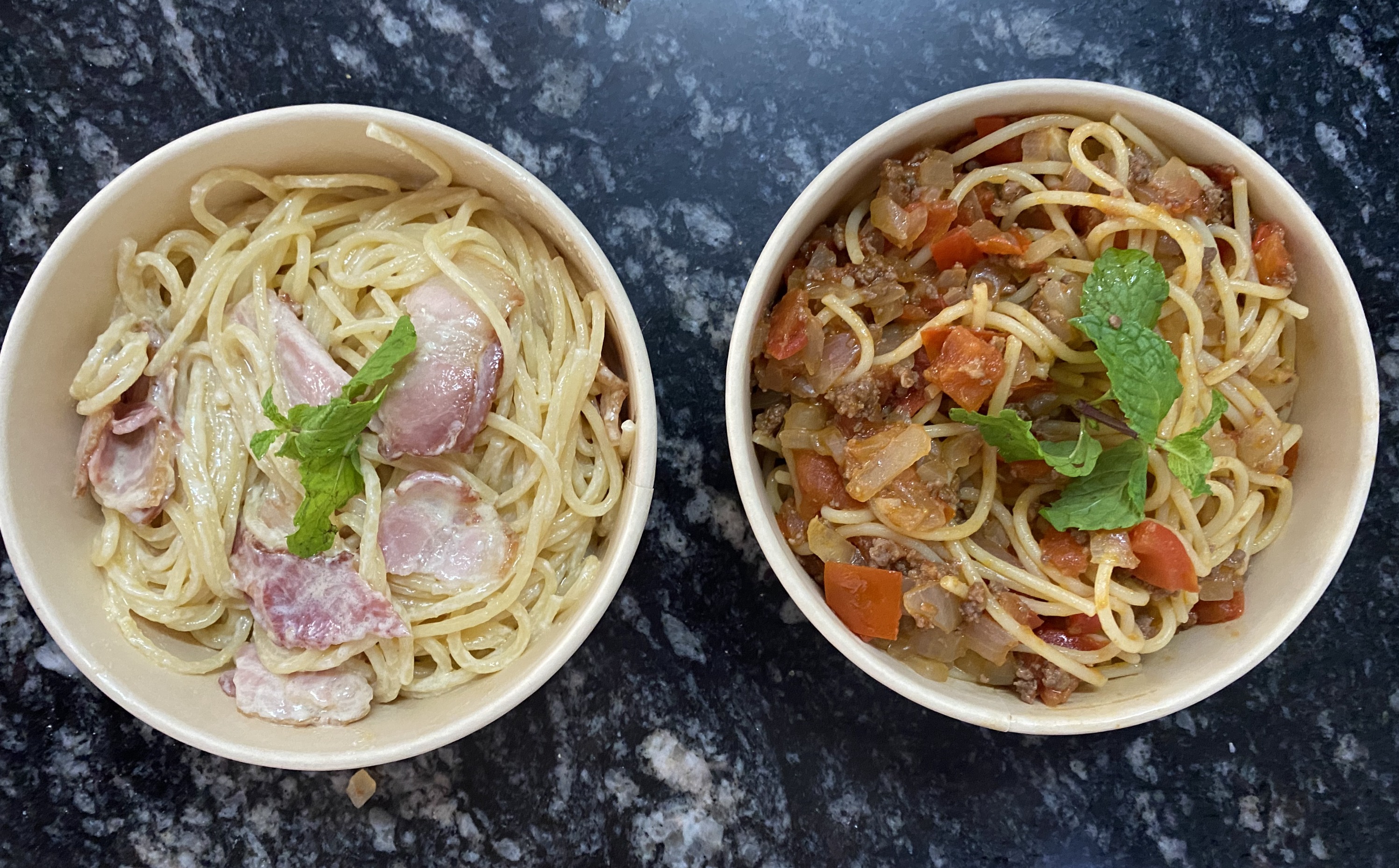 Arranged Food and Objects